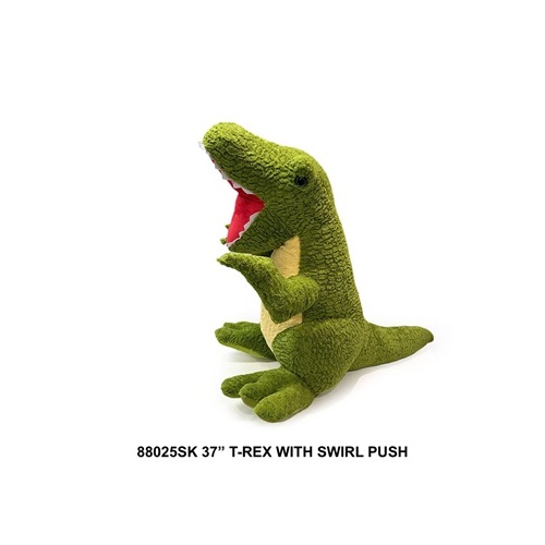 37IN T-REX WITH SWIRL PLUSH